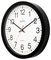 93/704B - Controller 368mm Silent Sweep Non-Ticking Wall Clock, White / Black