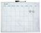 WALAWBMC - Magnetic Calendar Whiteboard, Marble
