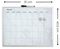 WALAWBMC - Magnetic Calendar Whiteboard, Marble