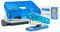 1719 - Bug Mini Stapler Punch and Staples Set, Transparent Blue