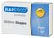 1719 - Bug Mini Stapler Punch and Staples Set, Transparent Blue