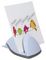 1333 - Desktop Paper Holder, 6 Pack Assorted Colours