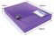 1690 - A4 40mm Transparent Box File, Assorted 5 Pack
