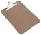 1402 - A5 Heavy Duty Hardboard Clipboard, Brown