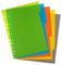 ECO071 - A4 Index File Dividers, 5 Pack