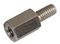 005.14.123 - M4 Metal Hex-Standoff / Spacer, Nickel Plated Brass, 12mm