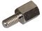 005.14.123 - M4 Metal Hex-Standoff / Spacer, Nickel Plated Brass, 12mm