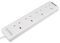 PELB1685 - 4 Gang Surge Protected Extension Lead, 2m, White