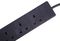 PELB1712 - 6 Gang Mains Extension Lead, 5m, Black