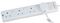 PELB1920 - 4 Gang Switched Surge Protected Extension Lead, 3m, White