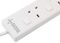 PELB1920 - 4 Gang Switched Surge Protected Extension Lead, 3m, White