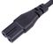 PEL00813 - UK Mains Plug with 3A Fuse to C7 Lead, Black, 5m