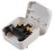 ECP-WH-R-3A - Euro to UK Converter Plug, Reusable Screw, 3A, White