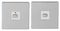 MIHO045 - MiHome 1-Gang Master & Slave Light Switches, Chrome