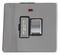 PELB1149 - Screwless Switched Fused Spur with Neon, 13A, Polished Chrome