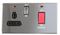 PELB1151 - Screwless Cooker Switch with Neons, 45A, Polished Chrome