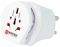 1.500215-E - Combo World to India Travel Adaptor, 250V, 5A