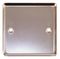 6575/BZ - Decorative Blanking Plate, 1 Gang, Bronze