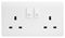 CMA30036 - Smart Switched Socket, 2 Gang, 13A, White