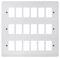 CMA20518 - Mode Frontplate, 18 Gang, White