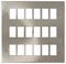 VPSC20518 - Deco Frontplate, 18 Gang, Satin Chrome