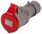 PELB2310 - Cable Mount CEE Socket, 3P+E, 32A, 400V, Red, IP44