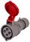 PELB2310 - Cable Mount CEE Socket, 3P+E, 32A, 400V, Red, IP44