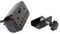 ICON.B/DH - ICON Desktop Unit, 2 Gang, 1x Cat6, 1x HDMI, 1x USB A, 1x USB C, Black