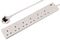 PELB2420 - 6 Gang Switched Mains Extension Lead, 3m, White