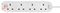SRG44N-MP - Mains Extension Lead with Surge Protection, 4 Gang, 4m, White
