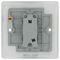 NBS14-01 - Bell Push Plate Switch, 1 Gang, 10A, 10AX, Brushed Steel