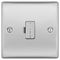 NBS54-01 - Unswitched Fused Connection Unit, 13A, Brushed Steel