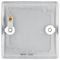 NBS94-01 - Blanking Plate, 1 Gang, Brushed Steel