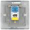 NBSBTM1-01 - Telephone Socket, 1 Gang, Main, Brushed Steel