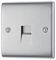 NBSRJ111-01 - Telephone Socket, RJ11, 1 Gang, Brushed Steel