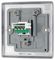 NBSRJ111-01 - Telephone Socket, RJ11, 1 Gang, Brushed Steel
