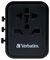 49543 - Universal Travel Adaptor with USB, 12W, 2x USB A