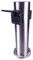 E701 - Outdoor Post with Mains Sockets, 2 Gang, 13A, Chrome, IP44