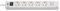 1150660425 - Bremounta Euro Mains Extension Lead with USB, 5 Gang, 2x USB C, 3m, White