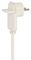 1168980210 - Mains Extension Cable with Flat Plug, 250V AC, 10m, White