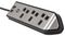 1153593410 - Estilo 3 Gang Corner Mains Extension with USB, 2x USB A, 250V AC, 13A, 2m