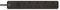 1153243300 - Ecolor FB 4 Gang Mains Extension Lead, 250V AC, 13A, 3m, Black/Black