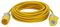 1168463 - Mains Extension Cable, 110V AC, 16A, 14m, Yellow, IP44
