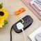 TP552230BK - 2 Gang Mini Travel Mains Extension Lead with USB, 2 Port, 1x USB A, 1x USB C, 1.4m, Black