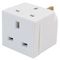 PELB1973 - 2 Way Mains Adaptor with 13A Fuse