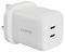 2PWC65W02G-UK - GaN USB Mains Charger, 2x USB C, 65W