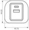 TP6101 - USB PD+QC Mains Charger, 20W, 2 Port, 1x USB A, 1x USB C, White