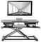 DESK06B - Two-tier Stand-Up Desk Workstation, Black