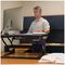 DESK06B - Two-tier Stand-Up Desk Workstation, Black