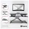 DESK06B - Two-tier Stand-Up Desk Workstation, Black